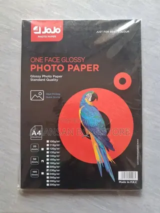 One Face Glossy Photo Paper