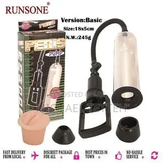 Penis Pump or Dick Pump With Fake Vagina