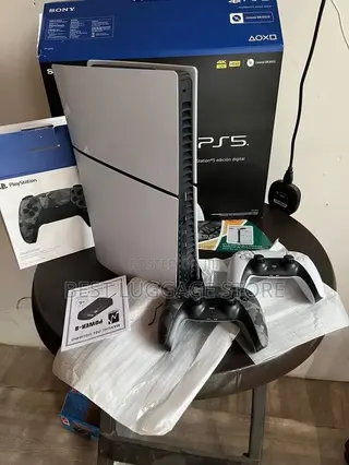 Preowned PS5 Slim ITB With Box and Two Controllers and Fc27 Games