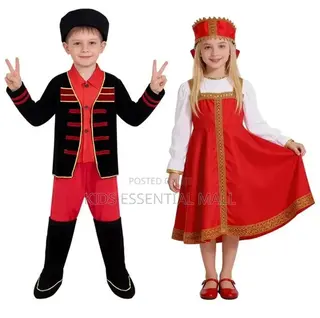 Russia Boy and Girl Costume