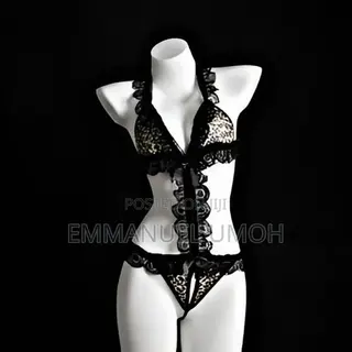 Leopard Print Jumpsuit Lace Lingerie Pajama Set