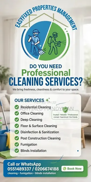 Cleaners Needed