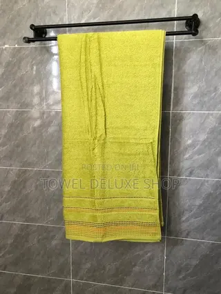 Olive Yellow Color Bath Towel