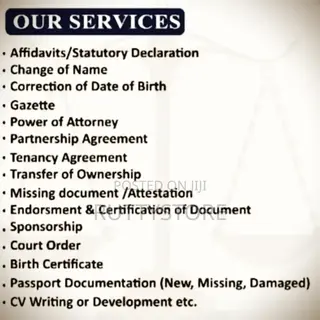 Commissioner for Oath