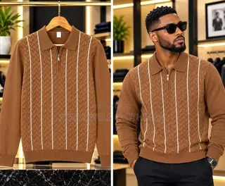 Quality Quarter Zip Knitted Sweat Shirts in All and Colours
