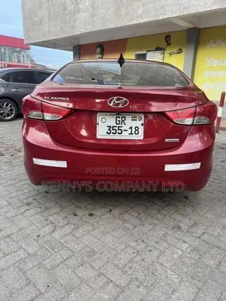 Hyundai Elantra Limited Sedan FWD (1.8L 4cyl 6A) 2013 Red