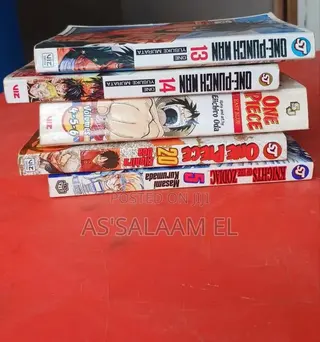 Manga Bundle –One Piece, Saint Seiya, Samurai Princess(Good Condition)