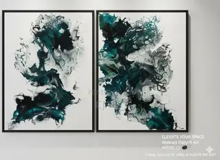 Epoxy Resin Wall Art Handmade Pre-Order Now !!