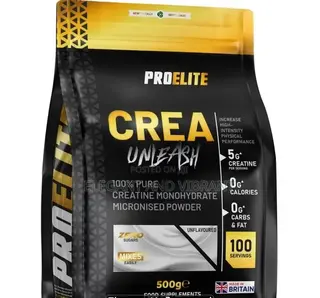 Creatine Monohydrate Powder 500g Unflavoured-100 Servings,Micronised