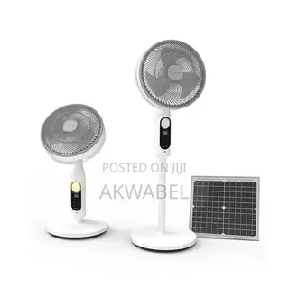 30w Rechargeable Solar 5-Speed Circulation Fan | Floor Desk Fan