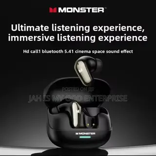 Monster Mqt52 TWS Wireless Bluetooth Noise Canceling Earbuds