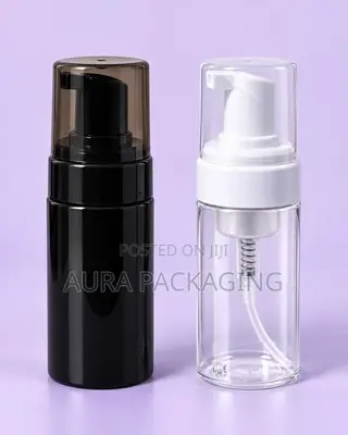 Foam Bottle 100ml Clear or Black