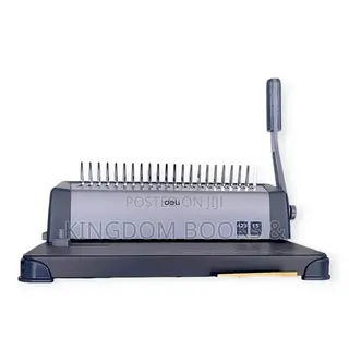 Deli Professional Plastic Comb Binding Punching Machine (Model 3872)