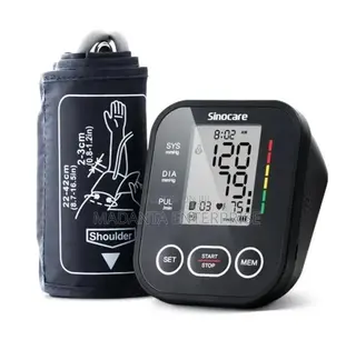 Sinocare Blood Pressure Machine(Large Screen+ Arm Cuff)