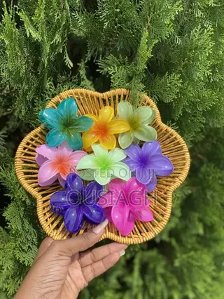Flower Claw Clips