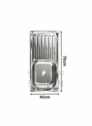 Kitchen Sink (75cm X 40cm) - Single Bowl + Waste Trap