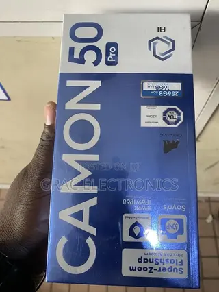New Tecno Camon 50 Pro 256 GB Black