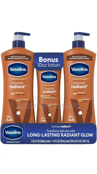 Vaseline Cocoa Radiant Pack of 3