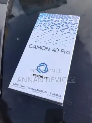 New Tecno Camon 40 Pro 4G 256 GB Black