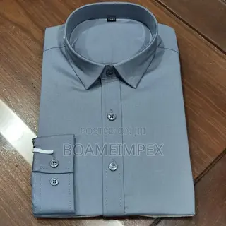Ladies Long Sleeves Shirt-Blue,Ash,Black