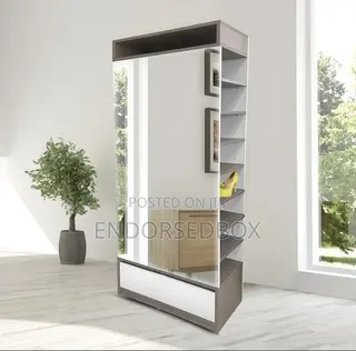 Ashfoam Como Dressing Mirror With Inbuilt Shoe Rack
