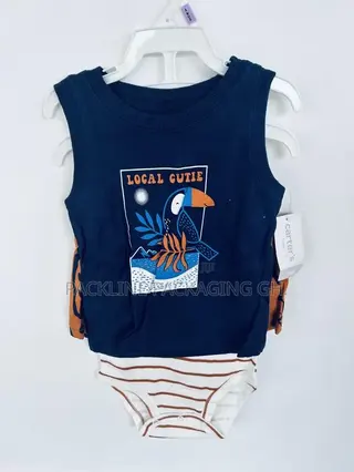 Carter’S 3-Piece Baby Boy Kids Outfit Wear Clothes Set