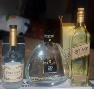 Empty Liquor Bottles
