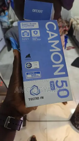 New Tecno Camon 50 Pro 256 GB Gray