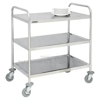 Commercial Stainless Steel Dinning Cart Trolley