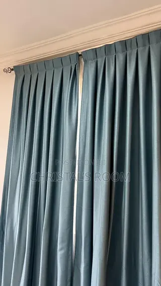Box Pleat Blackout Curtains for Sale