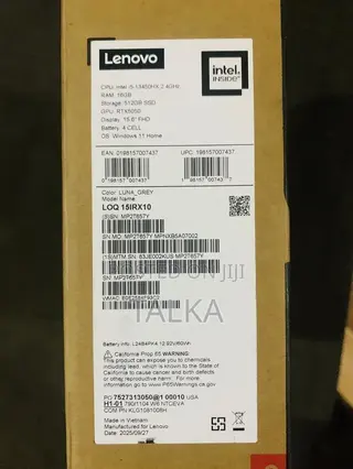 New Laptop Lenovo LOQ 15IRH8 16GB Intel Core i5 SSD 512GB