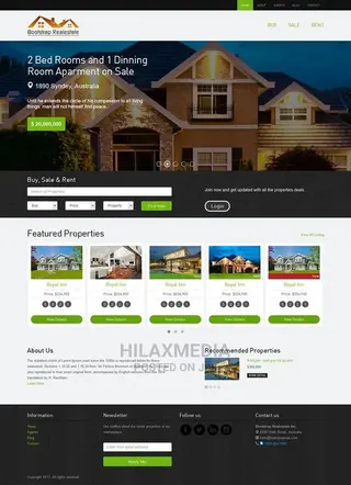 Real Estate Website Design and Rental Website in 7 Days