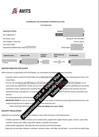 Early Appointment Dates for Usa $ the Schengen States