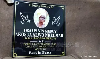 40 by 40 Headstone Plaque