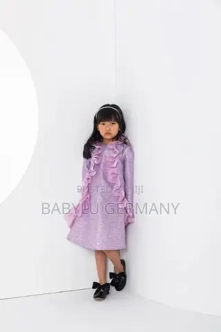 Turkey Imported Elegant and Unique Purple Dress