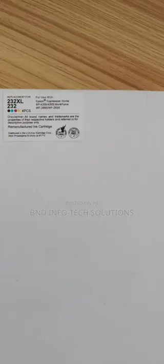 232/232xl Remanufactured Ink for Epson Printers