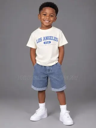 Two Piece Summer Outfit for Boys