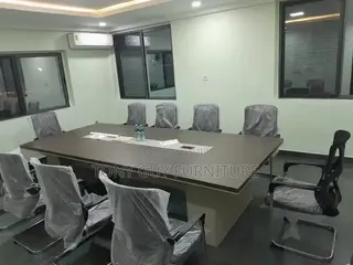 Gray Conference Table