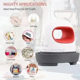 Portable Mini Heat Press Machine Easy Heating Transfer Press Iron