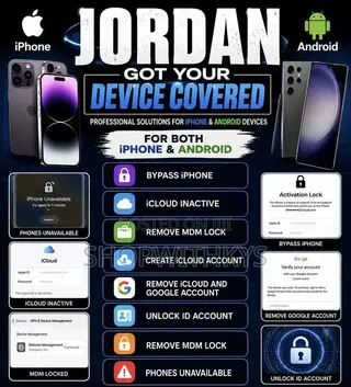 Bypass iPhone and Remove iCloud, Google Account, ID Account, MDM Lock