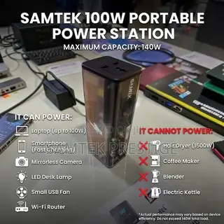 Samtek 100w Portable Power Station (Generator)