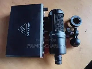 Professional Studio Microphone and Soundcard