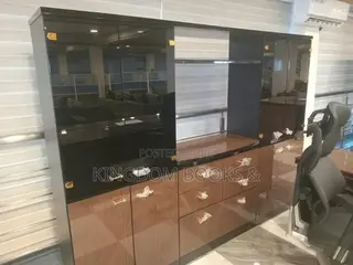 Executive Desk With Wall Unit V29 Set (Luxury Office Furniture)