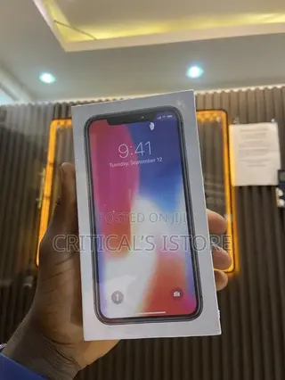 New Apple iPhone X 256 GB Black