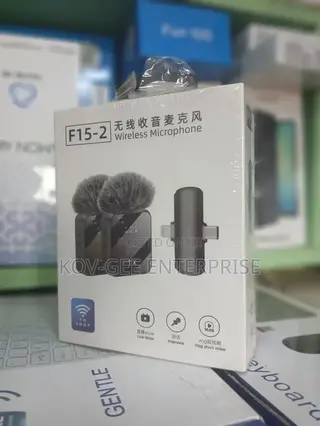 Microphone 2in1 Wireless Lavalier F15-2 Usb Type C + I Phone