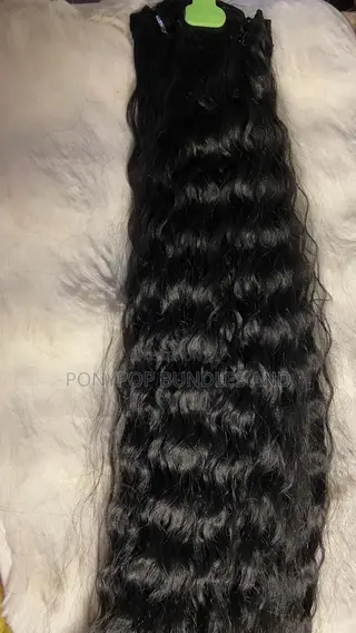 30” Curly Long Ponytail Bundles.