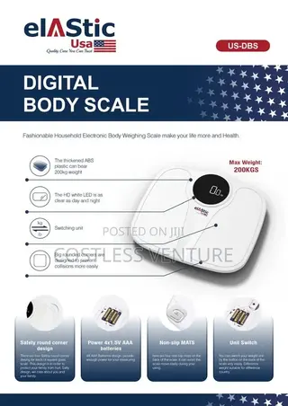 Elastic Digital Body Scale