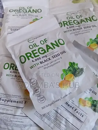 Oil of Oregano With Black Seed Oil. Natural Immune Booster