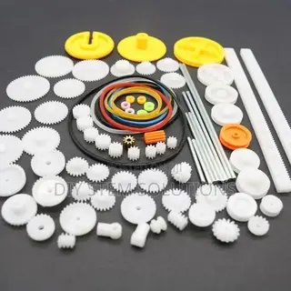 82pcs/Set Plastic Gear Package Kit DIY