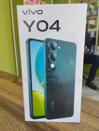 New Vivo Y04 64 GB Black